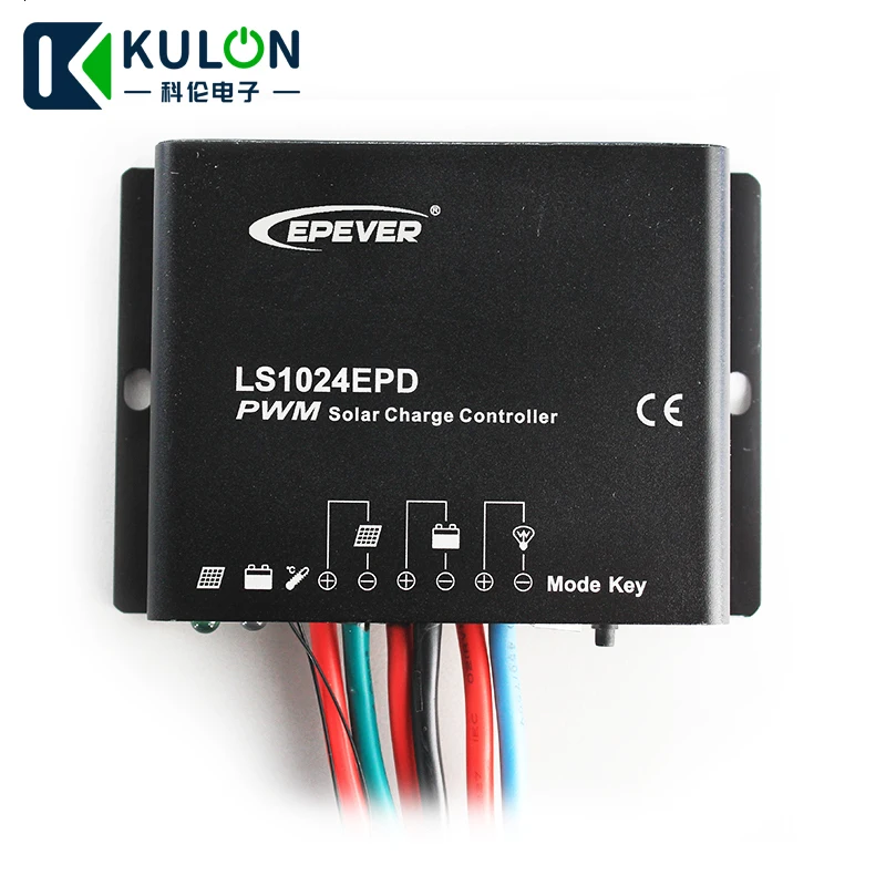 EPEVER контроллер солнечного зарядного устройства LS1012EPD LS1024EPD LS2024EPD 10A 20A 12 В 24 В ШИМ светодиодный Солнечный дом Llighting система IP67