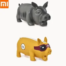 Xiaomi с изображением милой свинки для мальчиков кряхтя писк латекс любимчика игрушки-Жвачки для игрушка-пищалка для собаки Жевательная для дрессировки товары для домашних животных