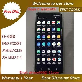 

Free shipping DHL + s9+ G9650 Tems pocket 21.x Handset , support 5CC & 4X4MIMO & QAM256 & VOLTE .. Test