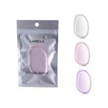Transparent Silicone Makeup Puff For Liquid Foundation BB CC Cream Essentials