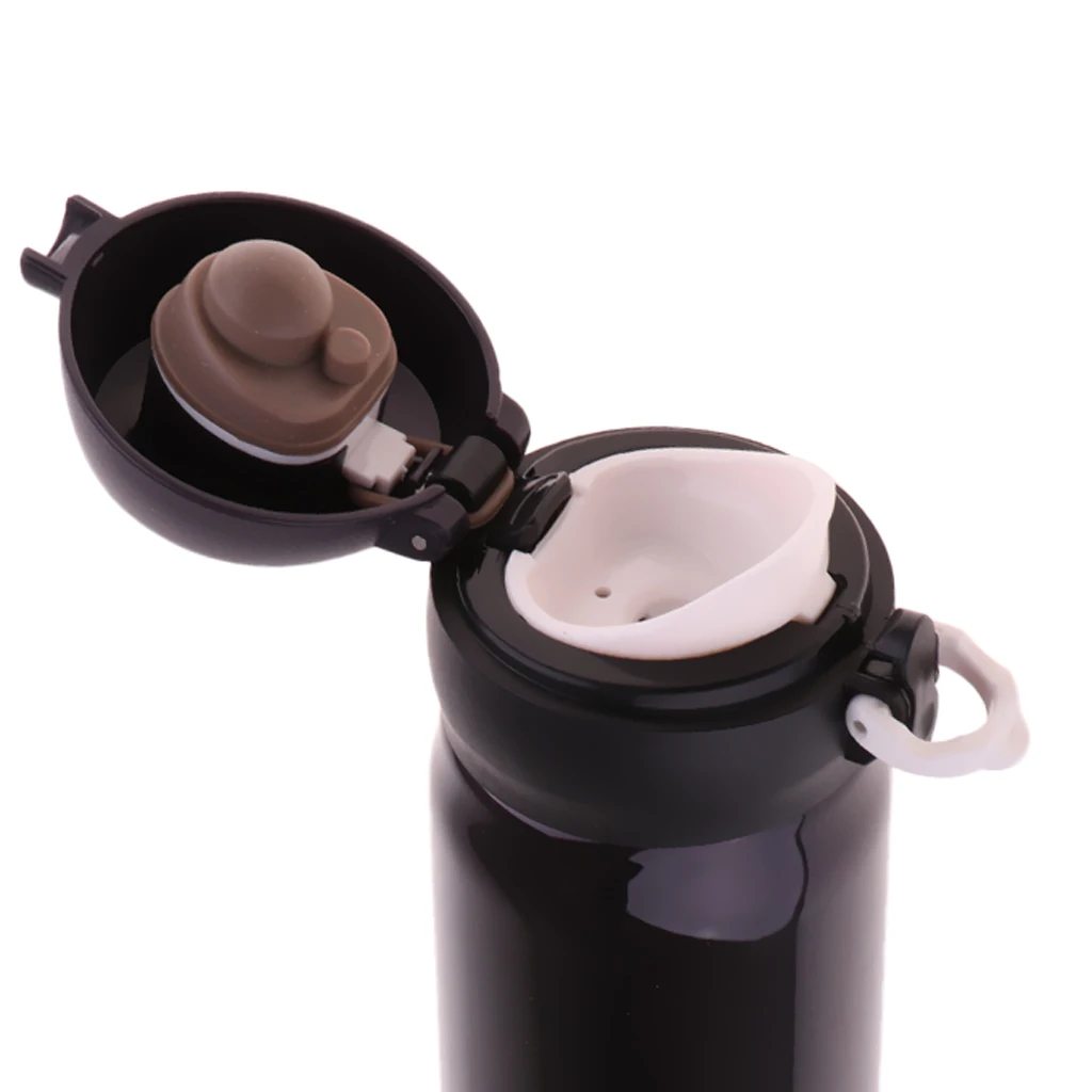 500ml Outdoor Sports Water Bottle BPA-Free Vacuum Cup Mug with Locking Lid Cap for Travel Camping Hiking Cycling
