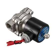 Электрический Соленоидный клапан из нержавеющей стали 220V DN15 пневматический клапан для воды, нефти и газа