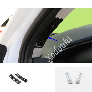 

Car Sticker Cover Garnish Detector Trim Front Air Condition Outlet Vent Moulding 2pcs For Hyundai Santa Fe SantaFe 2019 2020