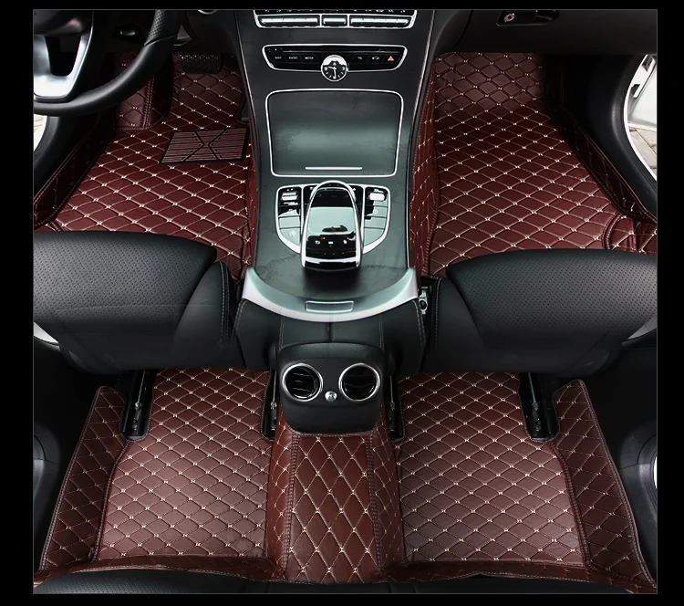 MSUEFKD индивидуальные коврики для Mazda 3 5 6 CX5 CX7 CX9 MX5 CX3 кожаные авто коврики красные ковры автомобиль настроить 3d шикарная напольная коврики#06