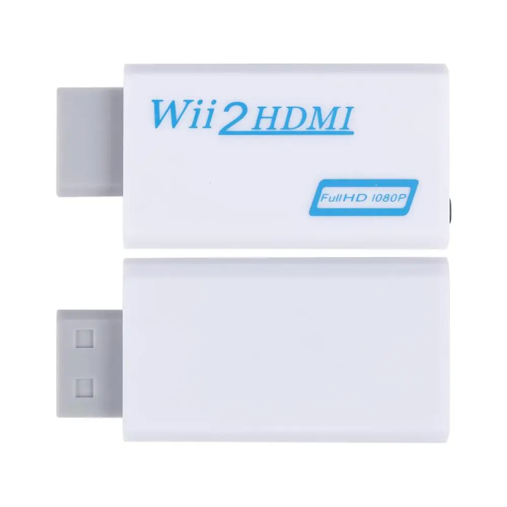  WII A HDMI ADATTATORE WII2HDMI USCITA 1080P 720P CONVERTITORE AUDIO da 3.5MM FULL HD