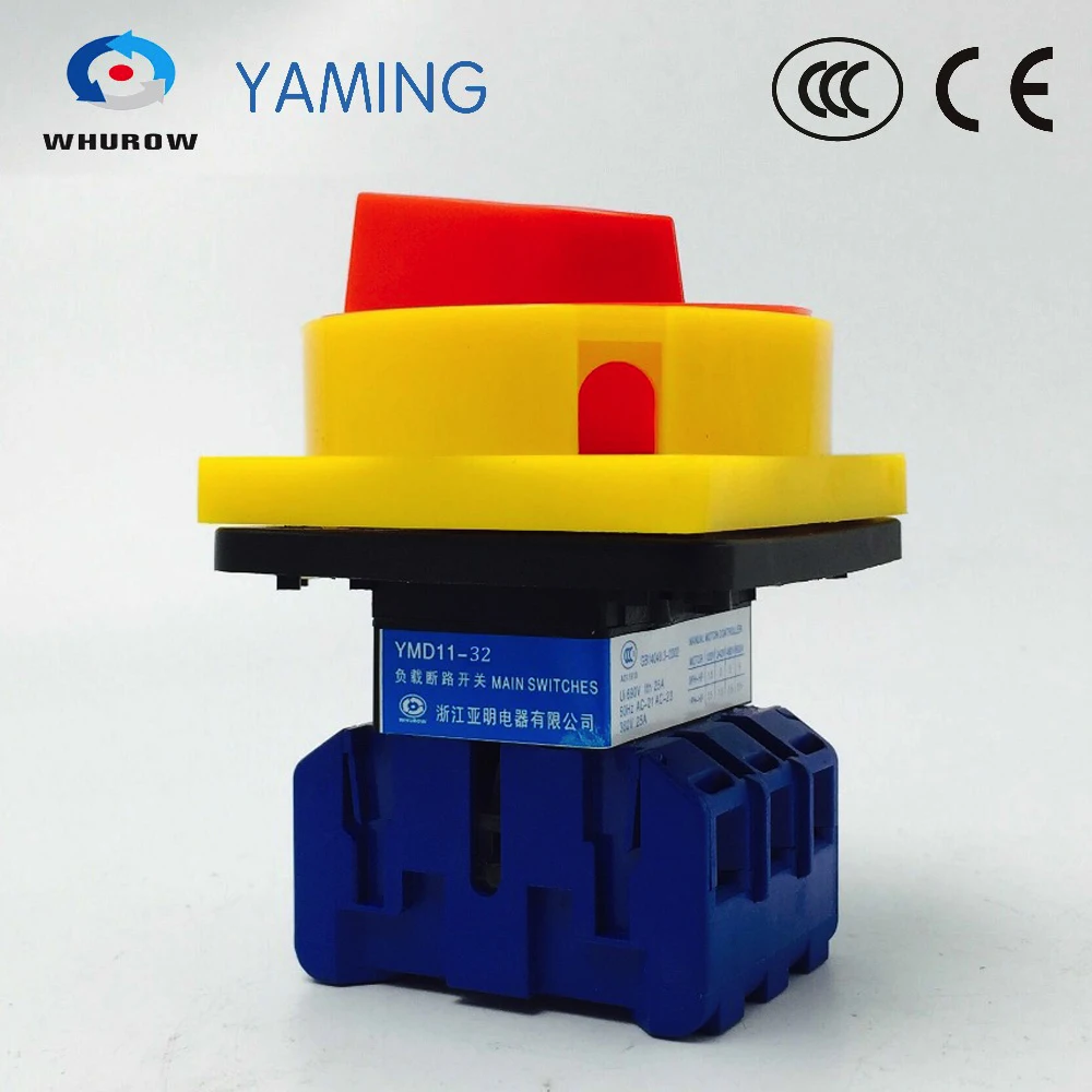 YMD11-32 3P выключатель нагрузки ручной изолятор отсоединяющийся переключатель Высокое напряжение высокое качество 32A ВКЛ-ВЫКЛ переключатель