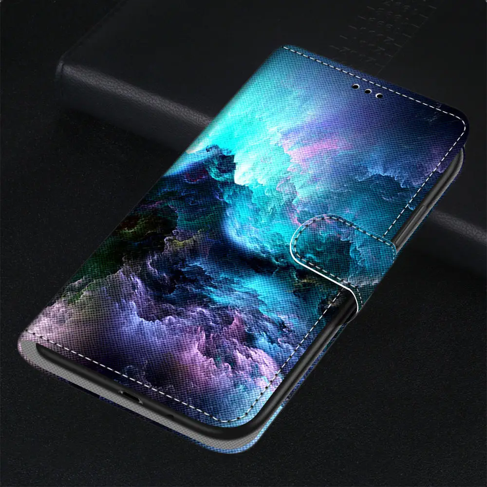 Bao Da Generic Cho Huawei Y7 2019 DUB-LX1 Ốp Lưng Etui Flip Cover Ví Điện Thoại Trường Hợp Cho Huawei Y5 Y5 Lite Y6 y7 Y9 2018 2019 Ốp Lưng cute huawei phone cases