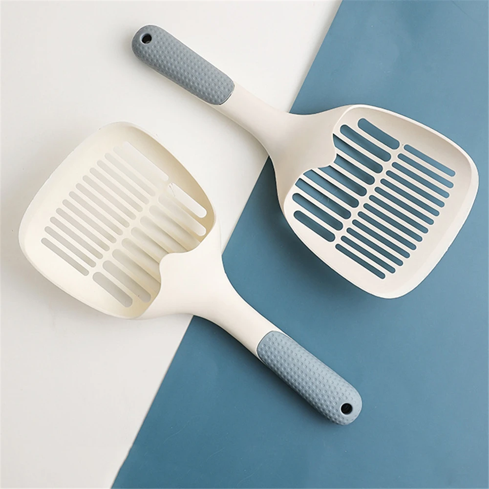 

Cat Litter Shovel Durable Pet Waste Cleaning Tool Plastic Cats Sand Filter Scoop Kitten Toilet Pooper Scooper Pets Hollow Spoon