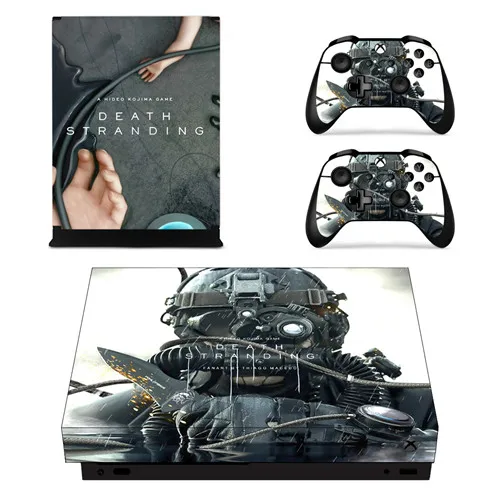 Наклейка на кожу для Xbox One X консоль и 2 контроллера для Xbox One X виниловая наклейка - Цвет: YSX1X2285