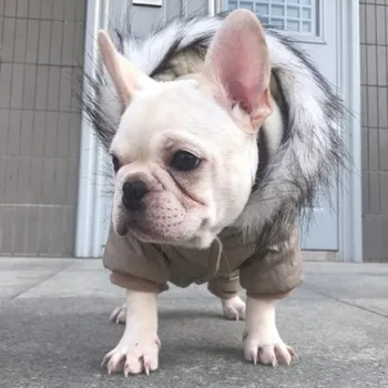 

Pet Dog Clothes Four-legged Cotton-padded Clothes Outdoor Thickened Warm Durable Soft Warm Pet Dog Clothes Autumn Winter