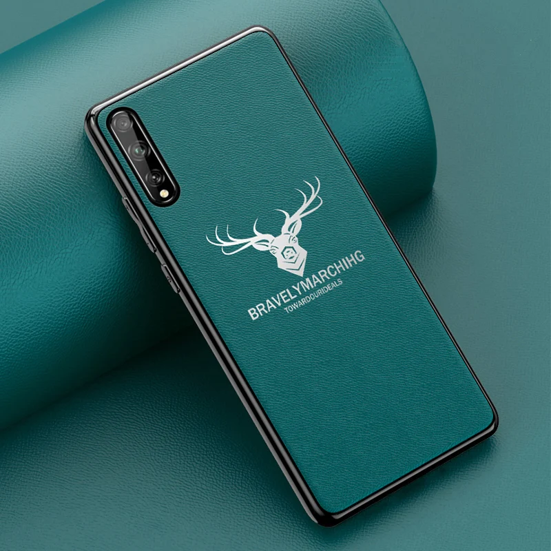 Роскошный кожаный чехол для телефона Huawei Y8P Y7P Y9 Prime защитный мягкий Enjoy 10 Plus P Smart Z