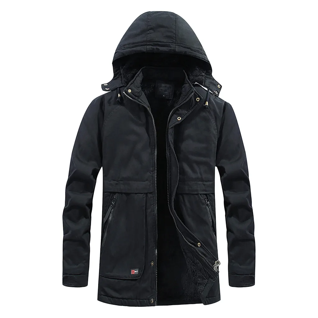 BK JAYCOSIN, осенняя мужская куртка, Chaqueta Hombre, верхняя одежда с длинным рукавом, мужская куртка в стиле милитари, Мужская брендовая одежда, пальто для мужчин, 19AUG19 - Цвет: BK