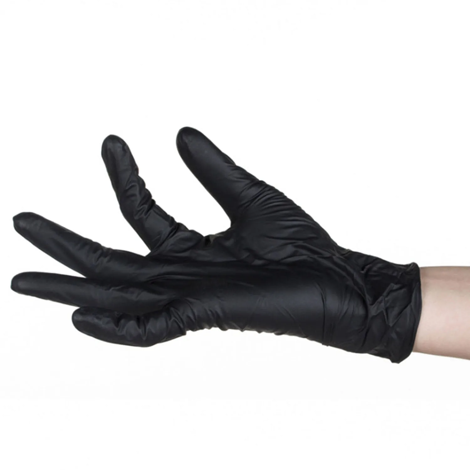 100 шт./лот перчатки для механики нитриловые перчатки для домашней уборки моющие черные лабораторные перчатки для дизайна ногтей антистатические одноразовые перчатки