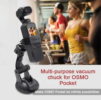 

For DJI OSMO Pocket Handheld Camera Versatile Suction Cup Mount For OSMO Action Insta360 ONE X EVO desktop glass sucker bracket