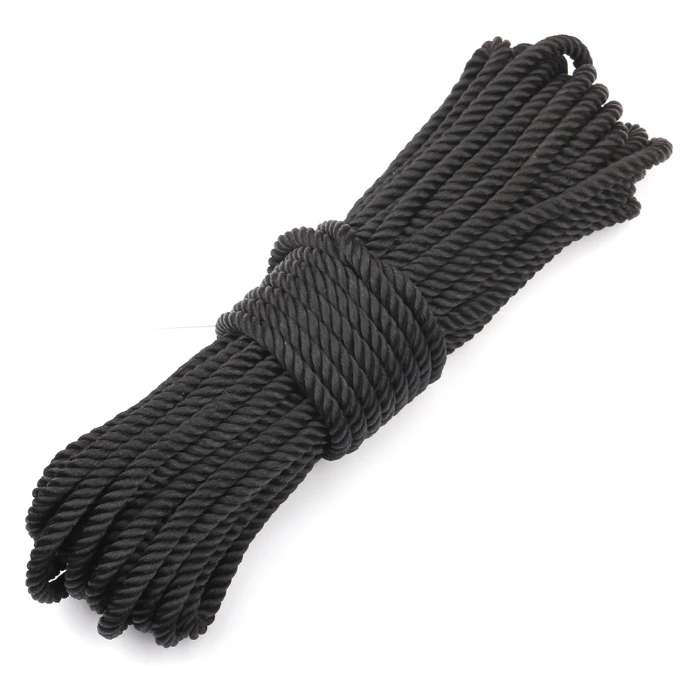 

5mm Colorful Nylon DIY Accessories Twisted Round Rope Clothing Draw String Twisted Rope 10 Meters/lot SL149
