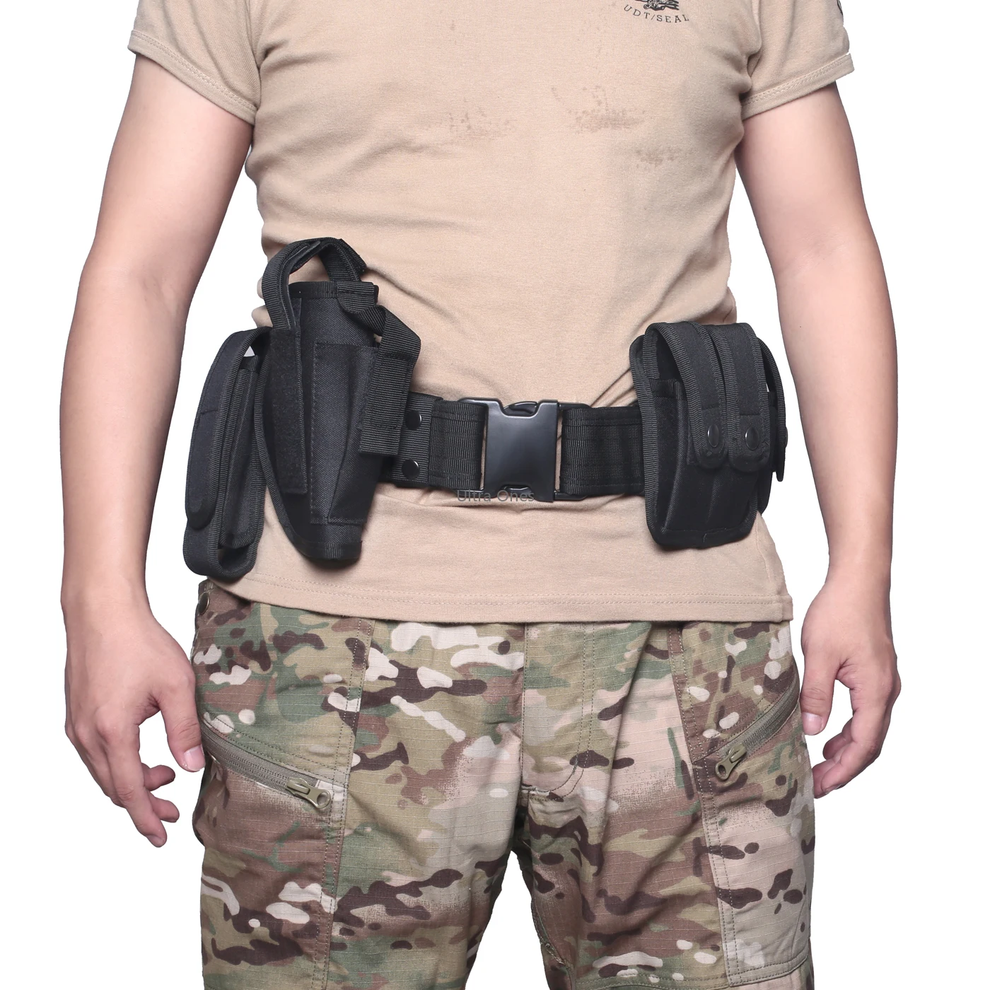 10pcs Multifunctional Security Belts Tactical Military Training Shooting Combat Wargame Duty Utility Belts with Pouches Holster