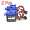 2 Pcs SG90 9G Micro Mini Servos SG90 Servo for RC 250 450 Helicoper Airplane Car ship Boat Robot MG90S 1
