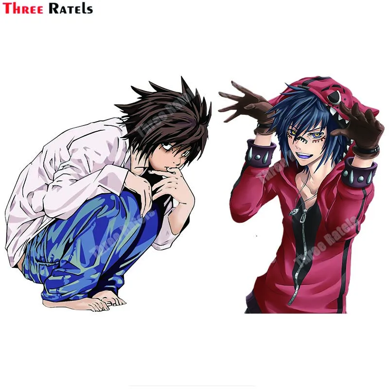 

Three Ratels A926 L Аниме наклейка Lawliet From Death Note для чемодана ноутбука декор для скейтборда школьная наклейка виниловый материал