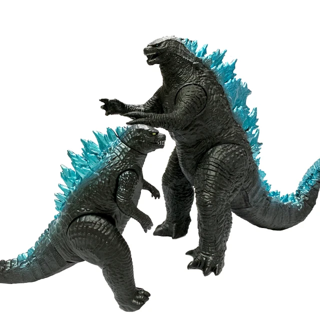 26/17cm King Of Monsters Godzilla Large Action Figure PVC Doll Pull Soft Rubber Fury Monster Mobile Dinosaur Joint Modle Toys 2