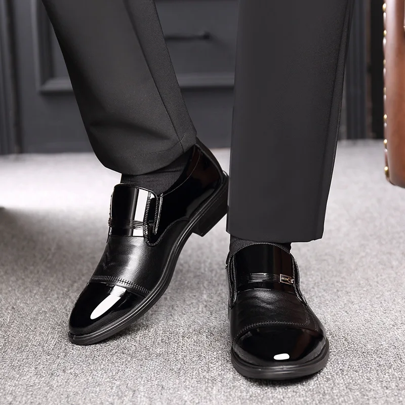

Special Offer Processing Business Formal Wear MEN'S SHOES Genuine Leather Foot Covering Pointed-Toe Soft-Sole Breathable Casual