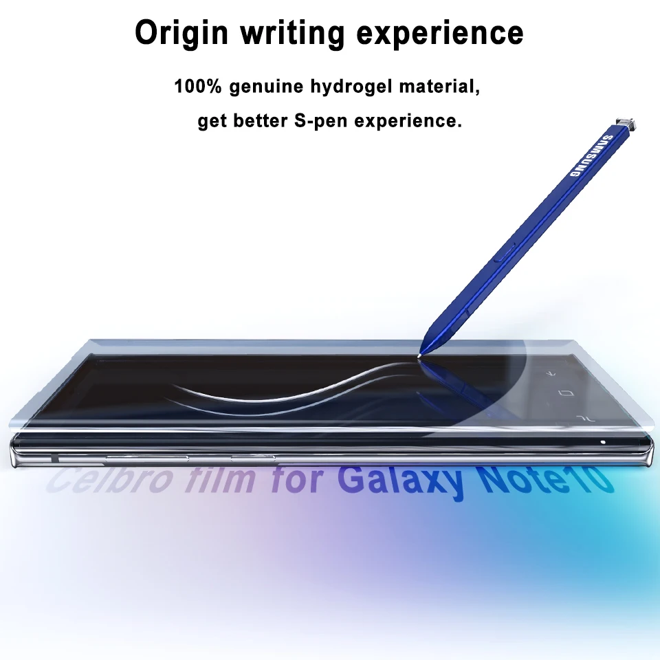 Защитная пленка для экрана Samsung Galaxy S20 + Note 10 S10 Plus мягкая Гидрогелевая S10e не