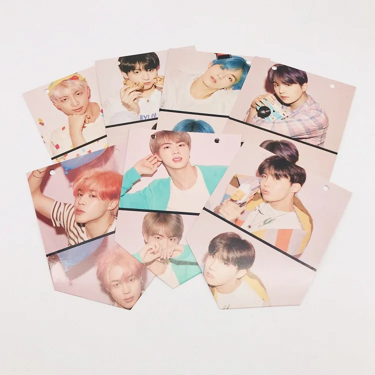 Kpop Фото Коллекция Висячие флаги v jungkook jimin rm suga jh jin подарок