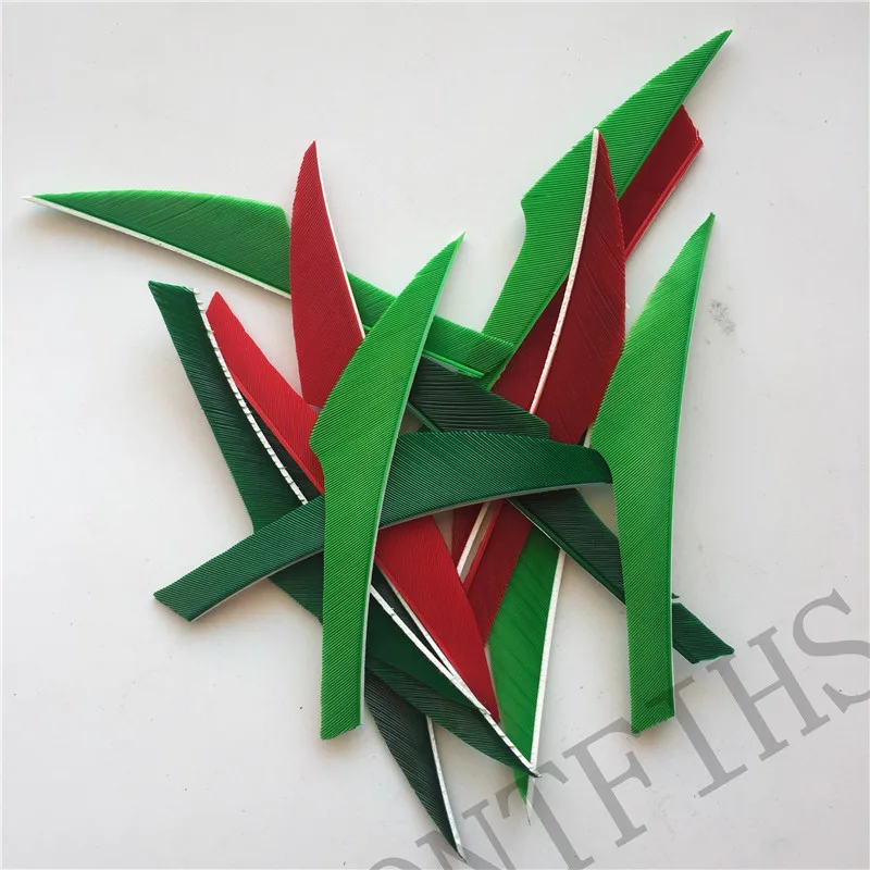 Penas para Flechas de Caça Tiro com Arco Real do Rei Ontfihs Polegadas Arrow Fletching Pena Peru Pluma Acessórios 100 Pcs 4 3 Caça Tiro Com Arco Acessórios Real do REI