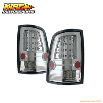 

Fit For 2009-2010 Dodge Ram LED Tail Lights All Chrome 09 10 USA Domestic Free Shipping