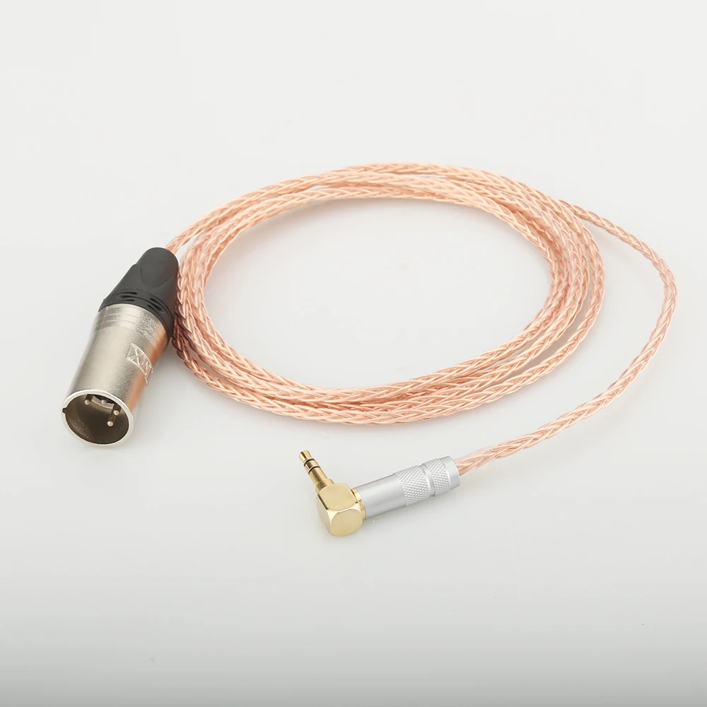 HI End OCC Copper 4pin XLR male Headphone Upgrade Cable for Fostex T60RP T20RP T40RPmkII T50RP