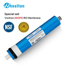 Nouvelle Membrane Vontron 50 pib RO pour le traitement du filtre à eau en 5 étapes système d'osmose inverse certifié NSF/ANSI