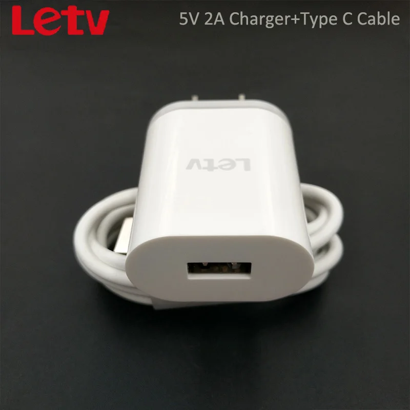 

100% Original LETV 5V 2A Wall Charger US Adapter 100cm Type C Cable For Letv Leeco LE 1 2 Pro 2S 3 1S 3S S3 Pro Cool 1 Max 2 Pro