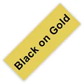 Black on Gold