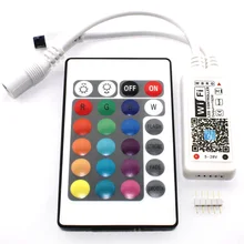 RGBW RGB LED Controller WIFI 12V IR 24KEY 21KEY Mini DC Remote WIFI LED Controller RGB RGBW WIFI RGB led Strip Controller Remote