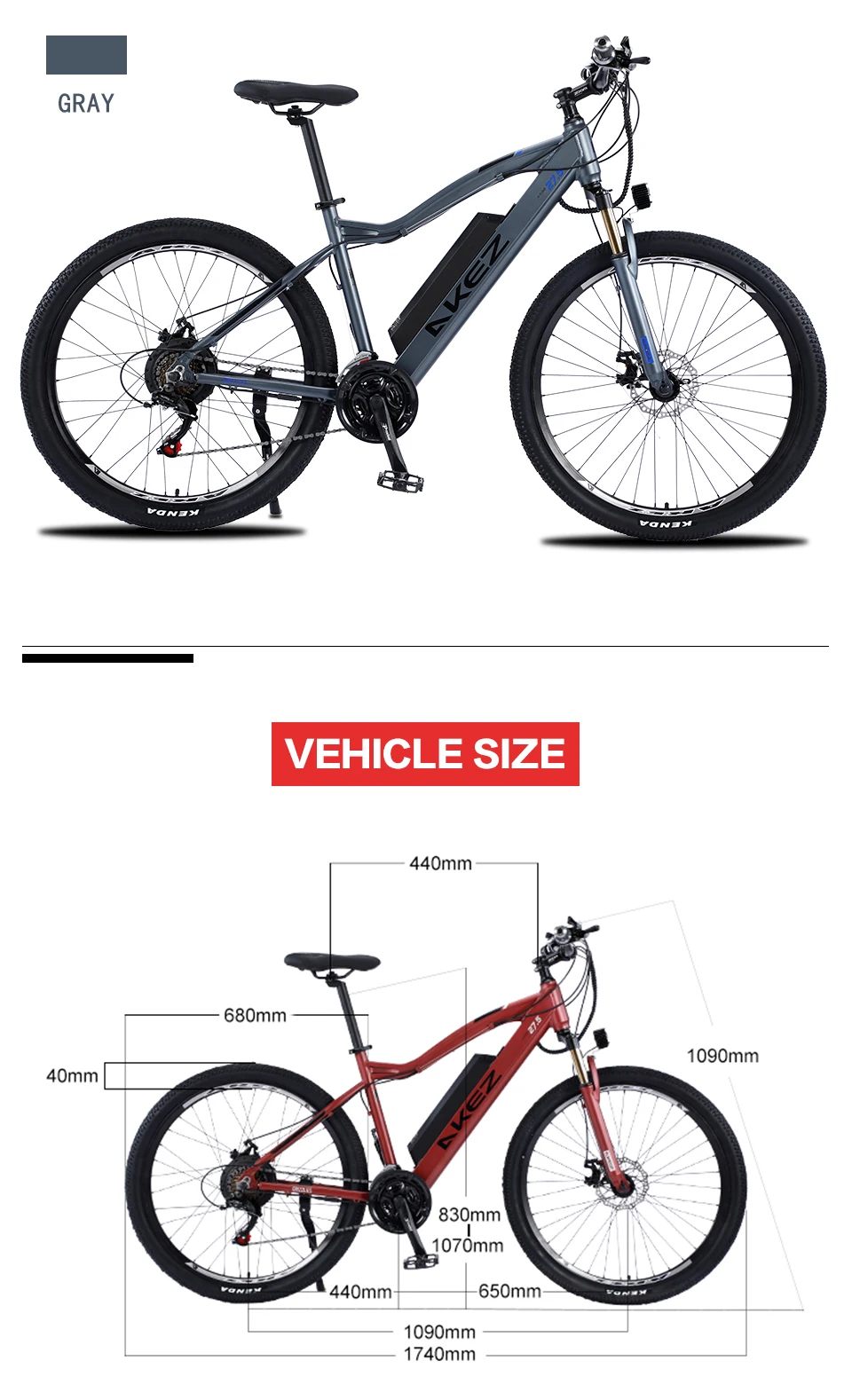 48V 500W 40km/h electric bike 27 speed electric bicycle for adult 27.5 inch mountain Aluminum alloy double disc brake e bike