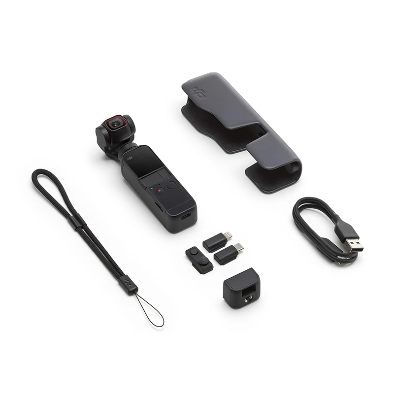 DJI Pocket 2/Pocket 2 Exclusive Combo is Pocket-Sized 3-axis Stabilized Handheld Camera with 4K/60fps Video Can Track Actively