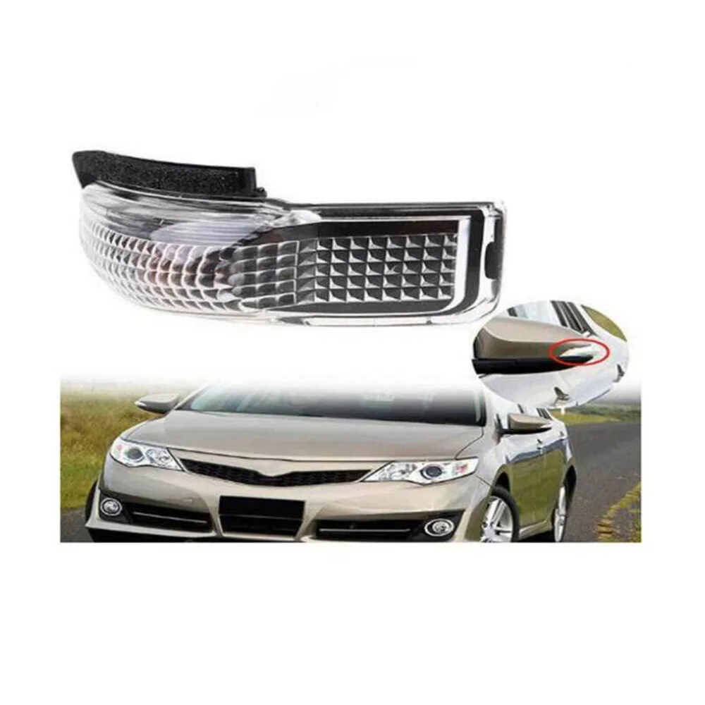 Пластиковое зеркало заднего вида, светильник сигнала поворота для Toyota Avalon 2013- 81730-52100 81740-52050, автомобильный светильник сигнала поворота