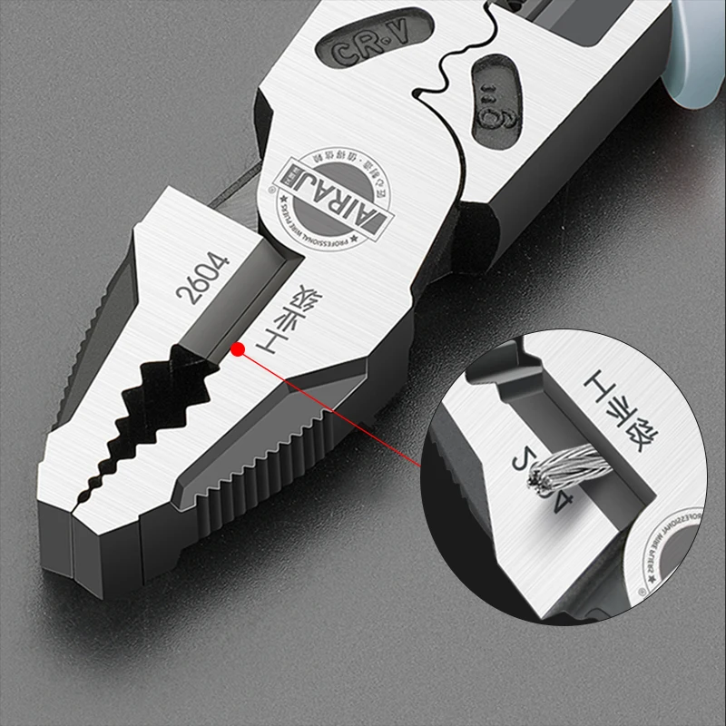 Universal Pliers Multifunctional Diagonal Pliers Needle Nose Pliers Wire Cutters Electrician