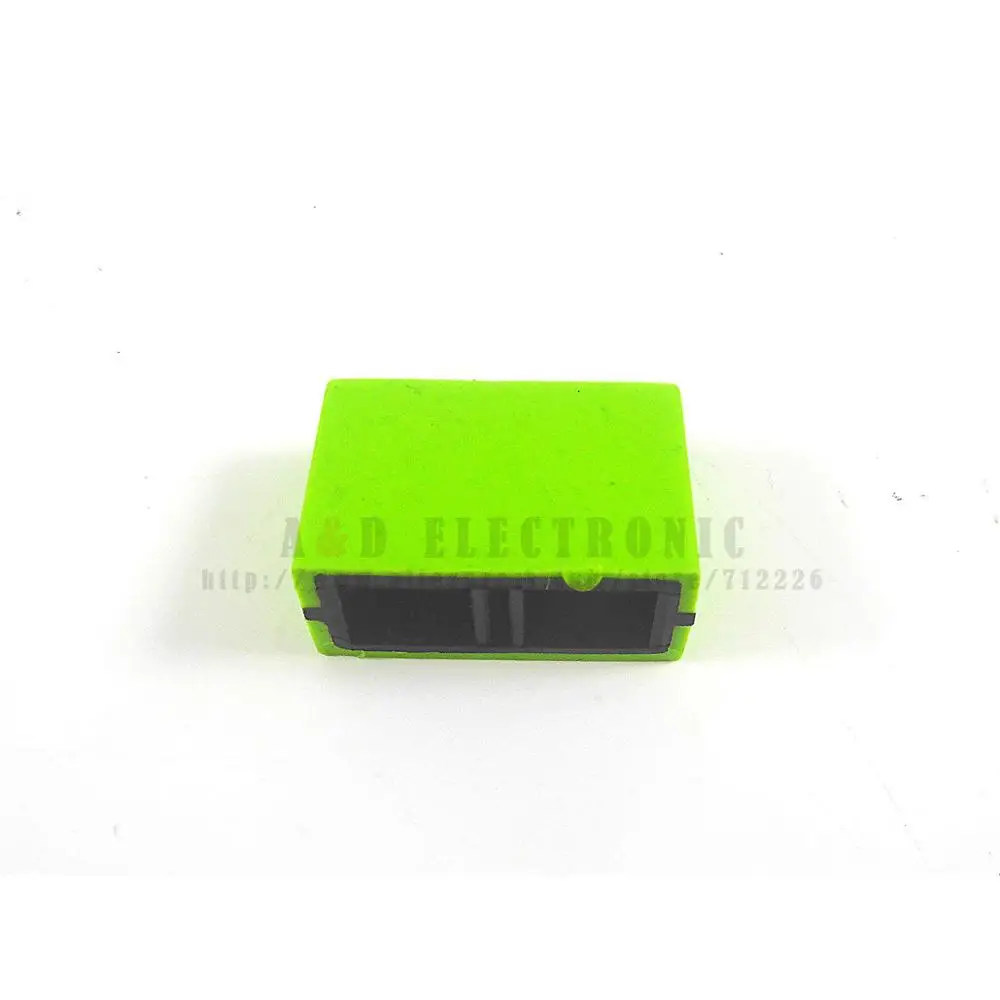 10pcs Fader Cap Straight Slide Potentiometer Cap / 22mm * 14mm for RANE TTM-54 56 57 61 68 Sixty-Eight Dark Green color