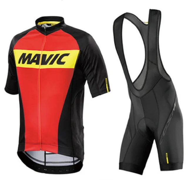US $19.73 2020 Mavic cycling team Jerseys quick dry bicycle clothes bib gel sets cycling clothing uniforms sp