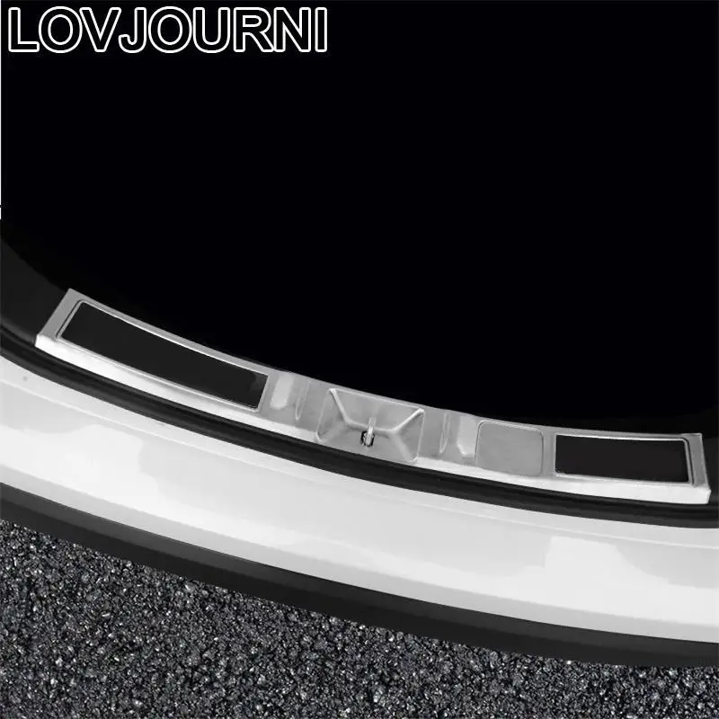 

Trunk Rear Panels Foot Pedal Exterior Auto Decorative Decoration Protecter Bright Sequins 16 17 18 19 FOR Mitsubishi Outlander