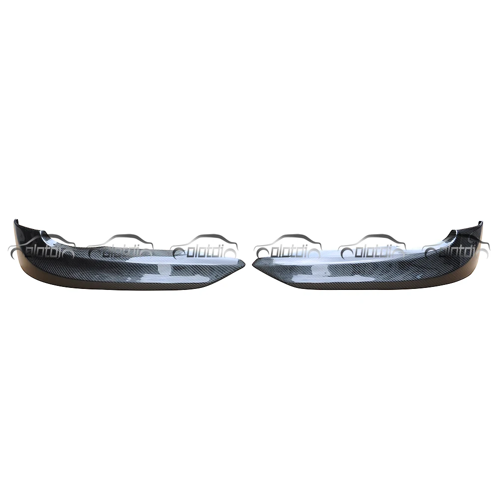

OLOTDI Car Styling OEM P Style Carbon Fiber Front Splitter Lip Bumper Spoiler 2PCS For BMW E92 2008-2010