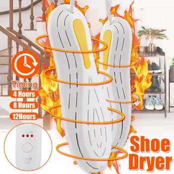 

Electric Shoe Dryer Heater With Timer Race Car Shape Boot Shoe Rack Odor Deodorizer Dehumidify UV Germicidal Device