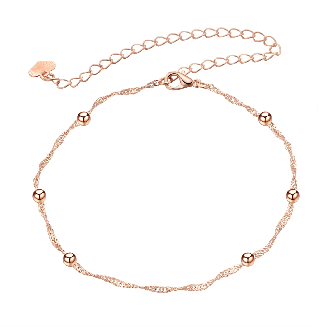 Cxwind Boho SeaShell ножной браслет для женщин бижутерия для ног Летний Пляжный браслет со ступнями ног Лодыжка на повязка на ноги морские браслеты из ракушек ювелирные изделия - Окраска металла: Rose Gold