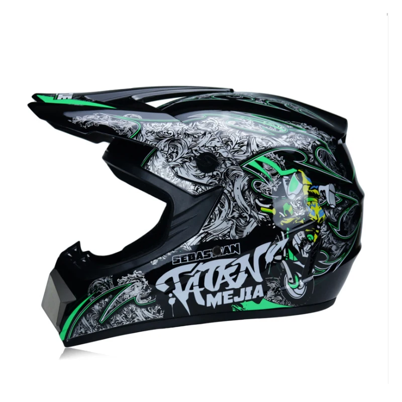 Профессиональный Гоночный Кроссовый шлем hors route Casque Moto Capacete Moto Casco внедорожный мультяшный детский мотоциклетный шлем - Цвет: C27