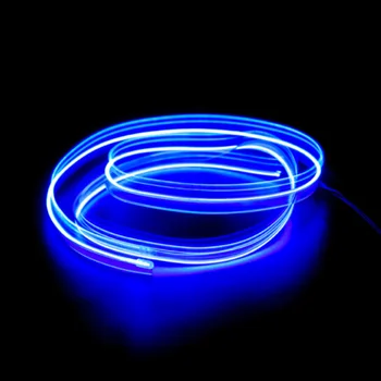 

5m car interior accessories atmosphere lamp EL cold light line for Volkswagen Golf 5 6 7 PASSAT B5 B6 B7 Polo T5 Bora T-ROC