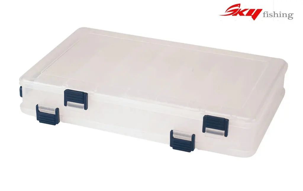 

Large Size Double Layer Lure Box Wood Shrimp Box Fake Fish Box Lure Box Multi-functional Tool Box Fishing Tackle Box Wholesale