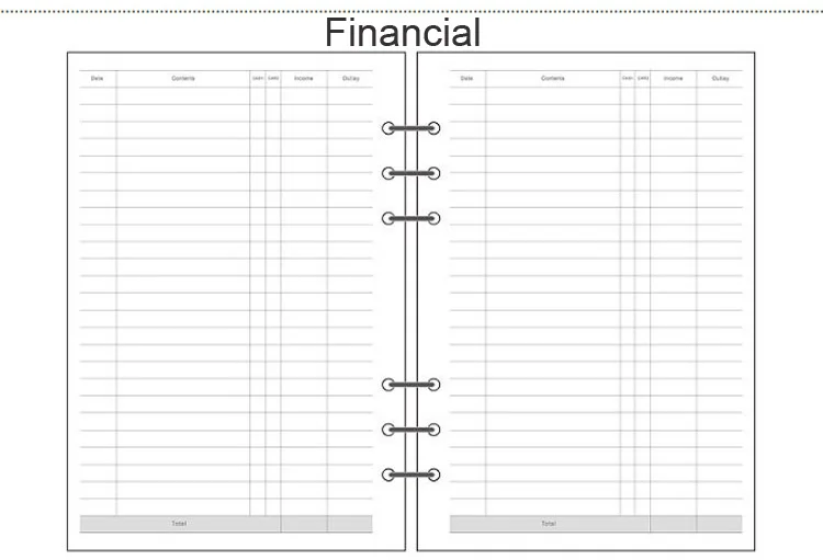 Premium Woodfree Printing Paper Planner Inner Pages for Creative Office Notebooks