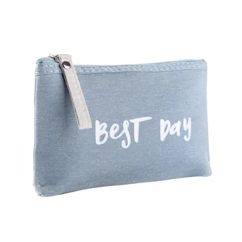 

Women Letters Cosmetic Bag Zipper Coin Purse Wallet Card Holders Handbag Trend Woman Messenger Bag