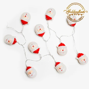 

Ed lights Santa Claus lights string l battery lights string Christmas lights decorative lights string Christmas tree decorations