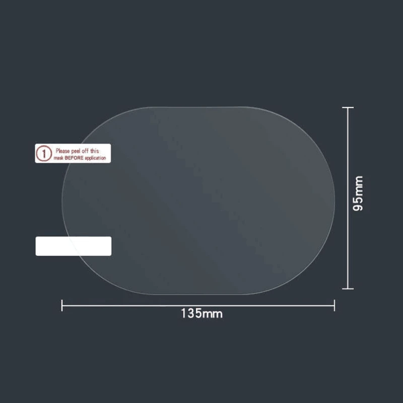 2Pieces Rainproof Car Rearview Mirror Film Sticker Anti-fog Protective Film Rain Shield Replacement stickers on all car